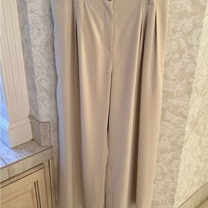 Vince Camuto Wide-Leg Dress Pants in Light Beige